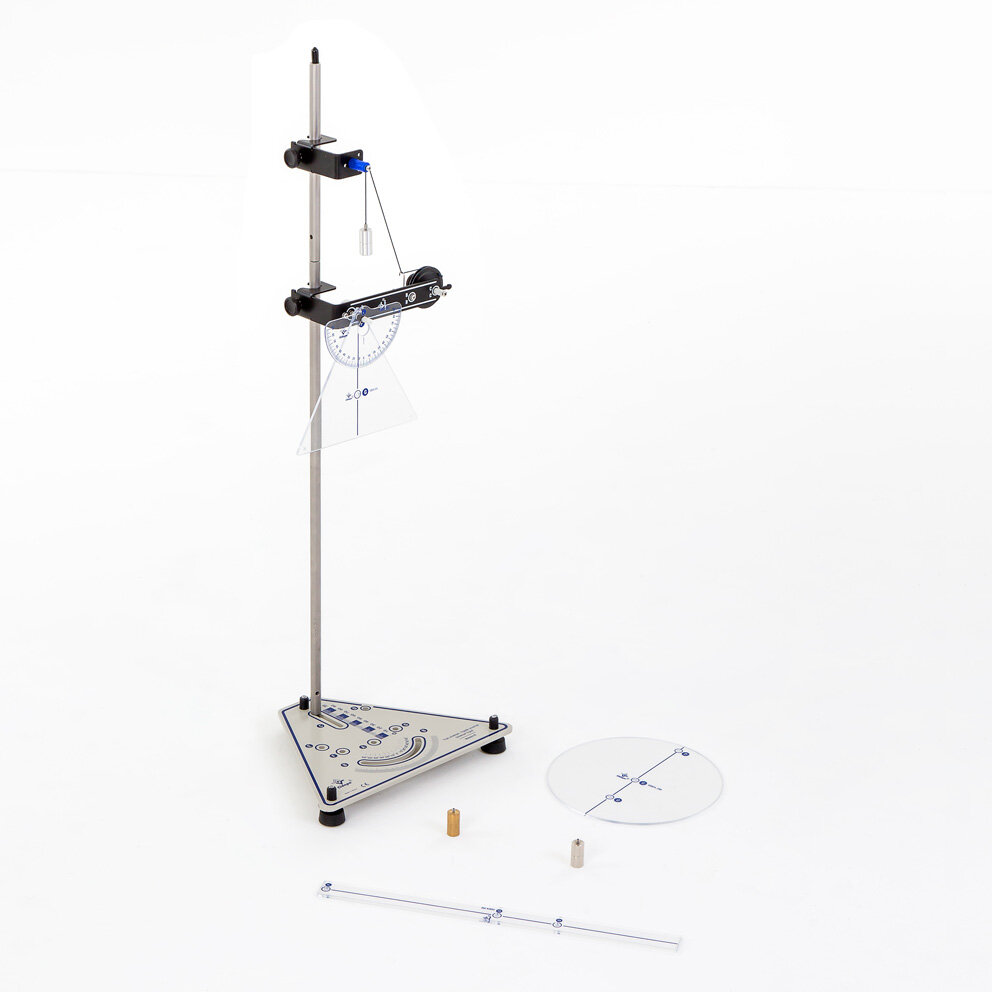 Set of simple pendulums and physical pendulums, with bearing.