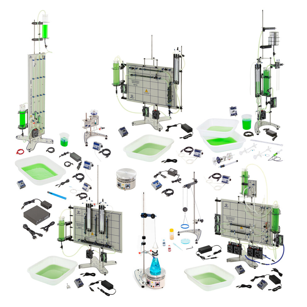 Fluid mechanics assembly for engineering